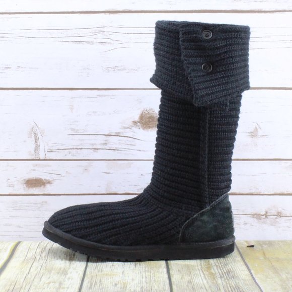UGG Shoes - UGG Tall Knit Sweater Boots Size 9